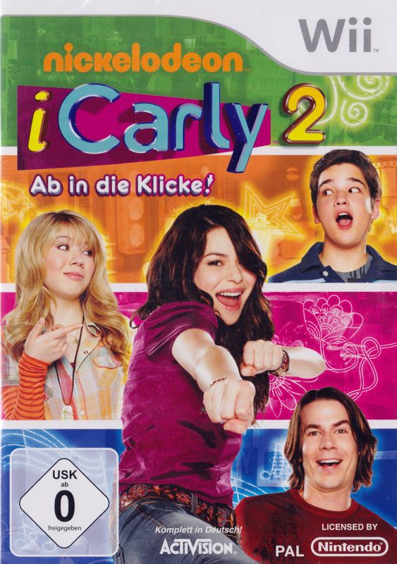 iCarly 2 box art for Wii